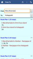 برنامه‌نما Coimbatore Bus Info عکس از صفحه