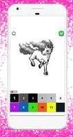 Coloring Fun Unicorn Color by Number 3D Pixel Art スクリーンショット 1