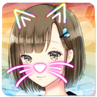 My Cat Face Virtual Girlfriend –  2D Simulator icône