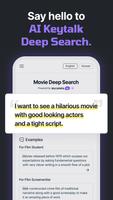 برنامه‌نما Movie Deep Search - AI Keytalk عکس از صفحه