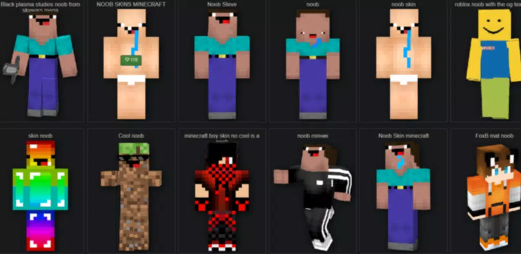 Cute noob Minecraft Skins