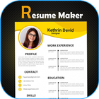 Fast cv maker-Build your pdf Resume آئیکن