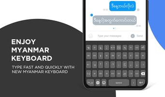 Myanmar Typing Keyboard पोस्टर