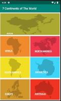 7 Continent Of The World Affiche