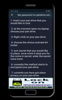 Guide for set Security on Pendrive screenshot 1