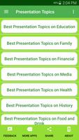 Presentation Topics poster