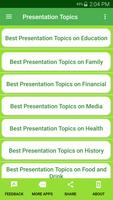 پوستر Presentation Topics