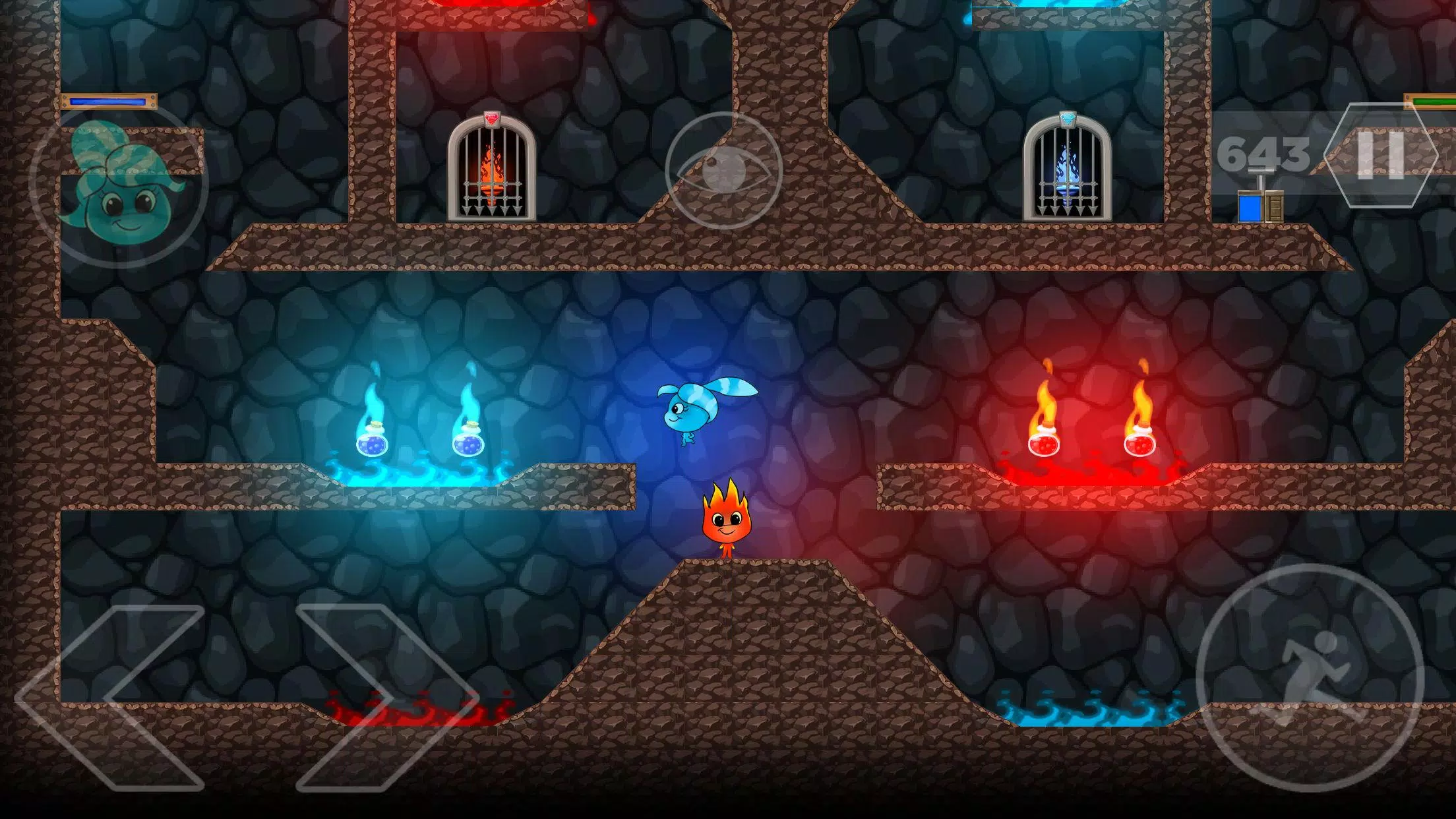 Fireboy Watergirl Elementos versão móvel andróide iOS apk baixar