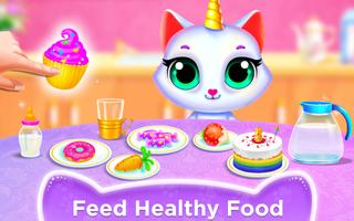 Unicorn Cat Princess Baby Game اسکرین شاٹ 3