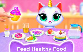 Unicorn Cat Princess Baby Game スクリーンショット 3