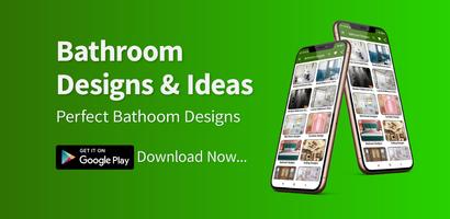 Bathroom Design with Ideas الملصق