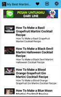 Mes meilleures recettes de martini capture d'écran 3