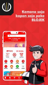 BLOJEK - Transportasi Ojek, Delivery, Belanja 海报