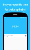 Wake Up Cry: The Unusual Cute Baby Alarm App capture d'écran 2