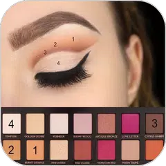 Examples of eye makeup (Step b APK 下載