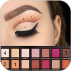 Examples of eye makeup (Step b icon