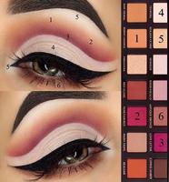 Examples of eye makeup (Step b screenshot 2