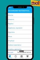 Diccionario Matemático App capture d'écran 1