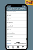 Legal Dictionary App free Offline Affiche