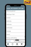 Legal Dictionary App free Offline capture d'écran 1