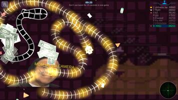 لعبة Snake vs Worms Fun تصوير الشاشة 2