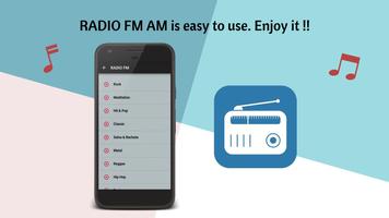 Radio fm am - Music Stations capture d'écran 2