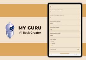 My Guru : AI Book Creator captura de pantalla 3