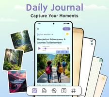 Daily Journal - Diary Notebook Affiche