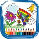”Coloring flowers
