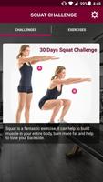 30 Days Squat Challenge Affiche