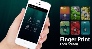 Fingerprint Lock Screen: prank Fingerprint Locker Poster
