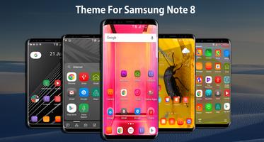 Theme for Samsung Galaxy Note 8 Launcher,Wallpaper poster