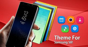 Theme for Samsung Galaxy S8 launcher, HD wallpaper ảnh chụp màn hình 1