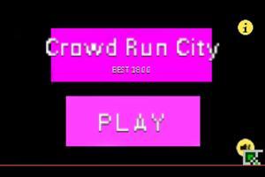 Crowd Run City Affiche