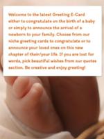 Creative Baby Born Card Ekran Görüntüsü 1