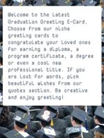 Creative Graduation Card capture d'écran 1