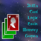 Skills Card Logic Brain Memory Games icône