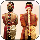 Indian Bridal Hair styles Photo Montage-icoon