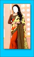 Women Chiffon Silk Sarees Pics โปสเตอร์