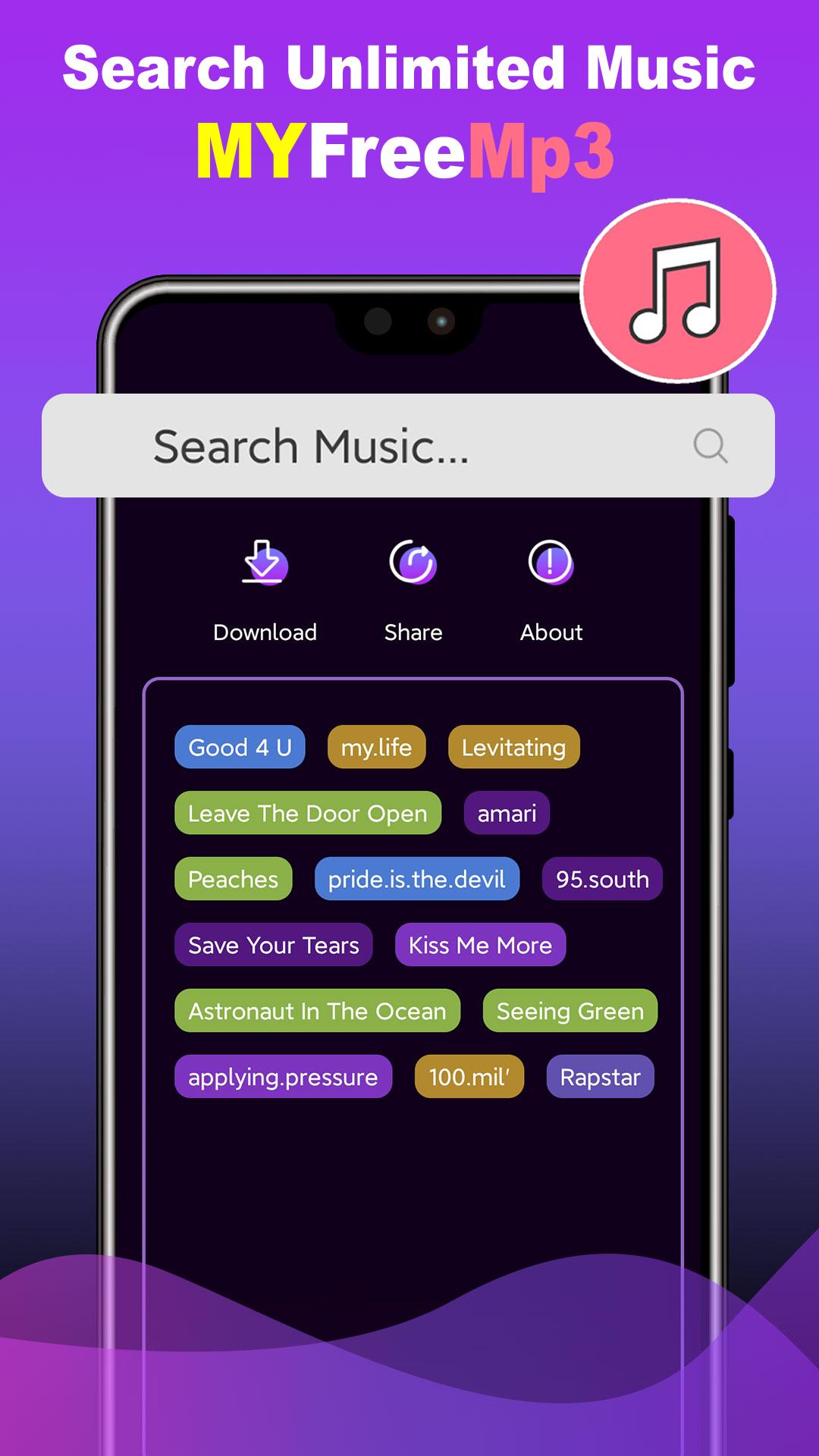 MyFreeMp3 - Mp3 Music Download APK برای دانلود اندروید