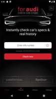 Check Car History For Audi poster