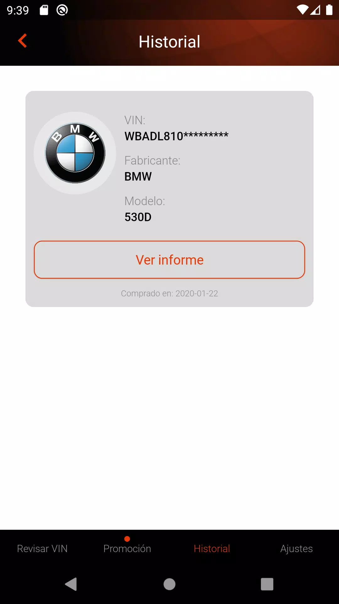 Descarga de APK de BMW History Check: VIN Decoder para Android