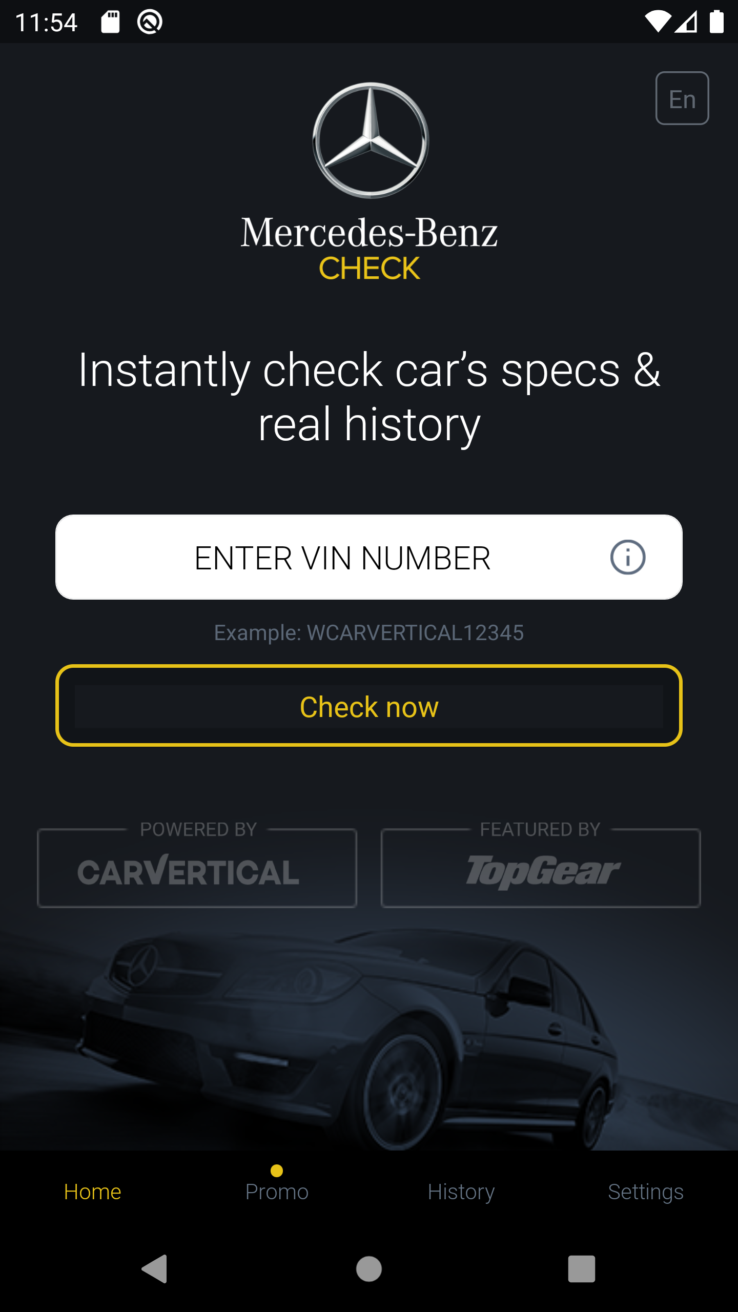 MercedesBenz History Check VIN Decoder APK 4.4.1