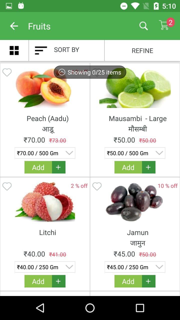 Worstelen Won Zelfgenoegzaamheid My Fresh Sabji - Online Vegetable & Fruit Shop for Android - APK Download