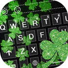 Clover Glitter Emoji Keyboard icône