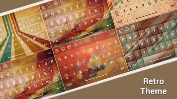 Retro Keyboard Theme Affiche