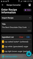 Recipe Calculator captura de pantalla 1