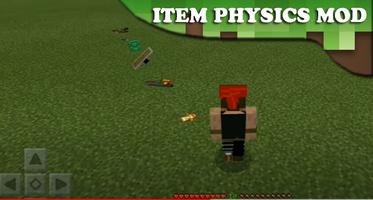 Item Physics Mod For Minecraft Affiche