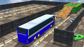 Police Bus Parking 3d Game captura de pantalla 1