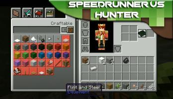 Speedrunner Vs Hunter MCPE Mod poster